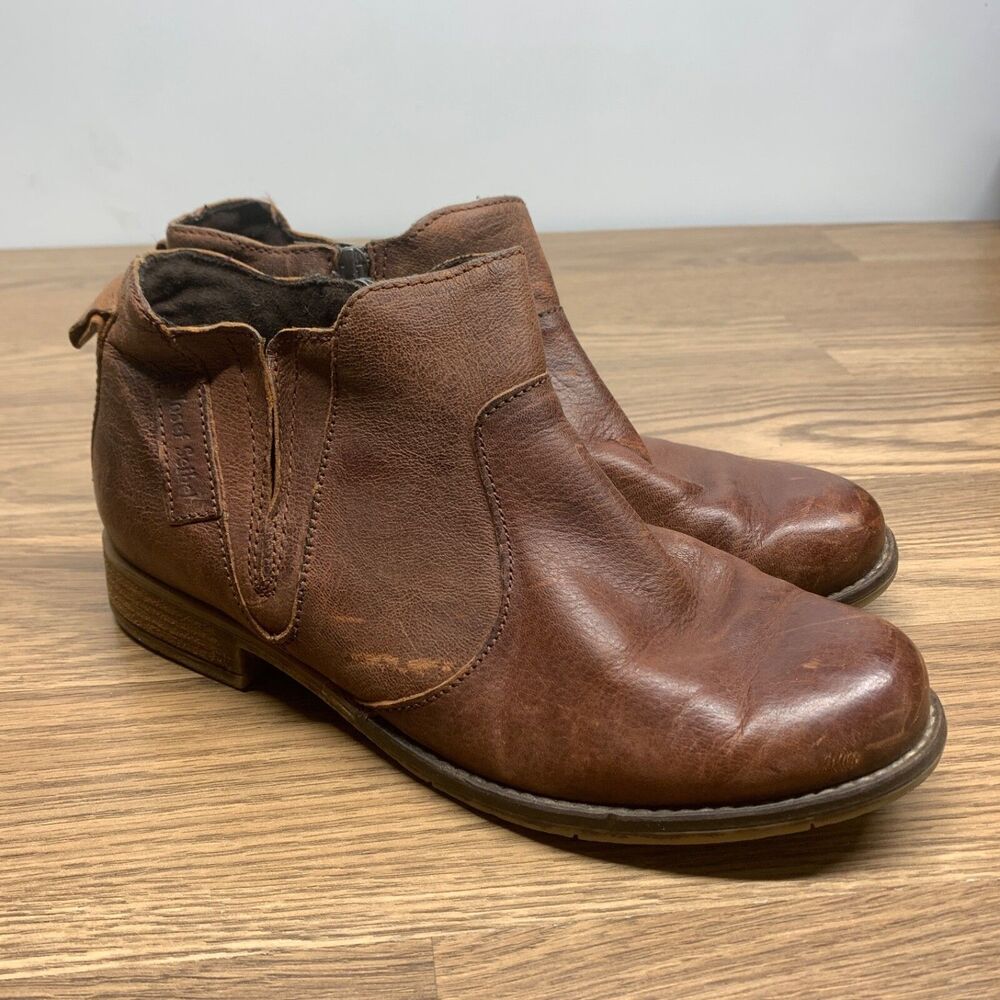Josef Seibel Women's Sienna 45 Ankle Bootie Womens size 39 US 8 Brown